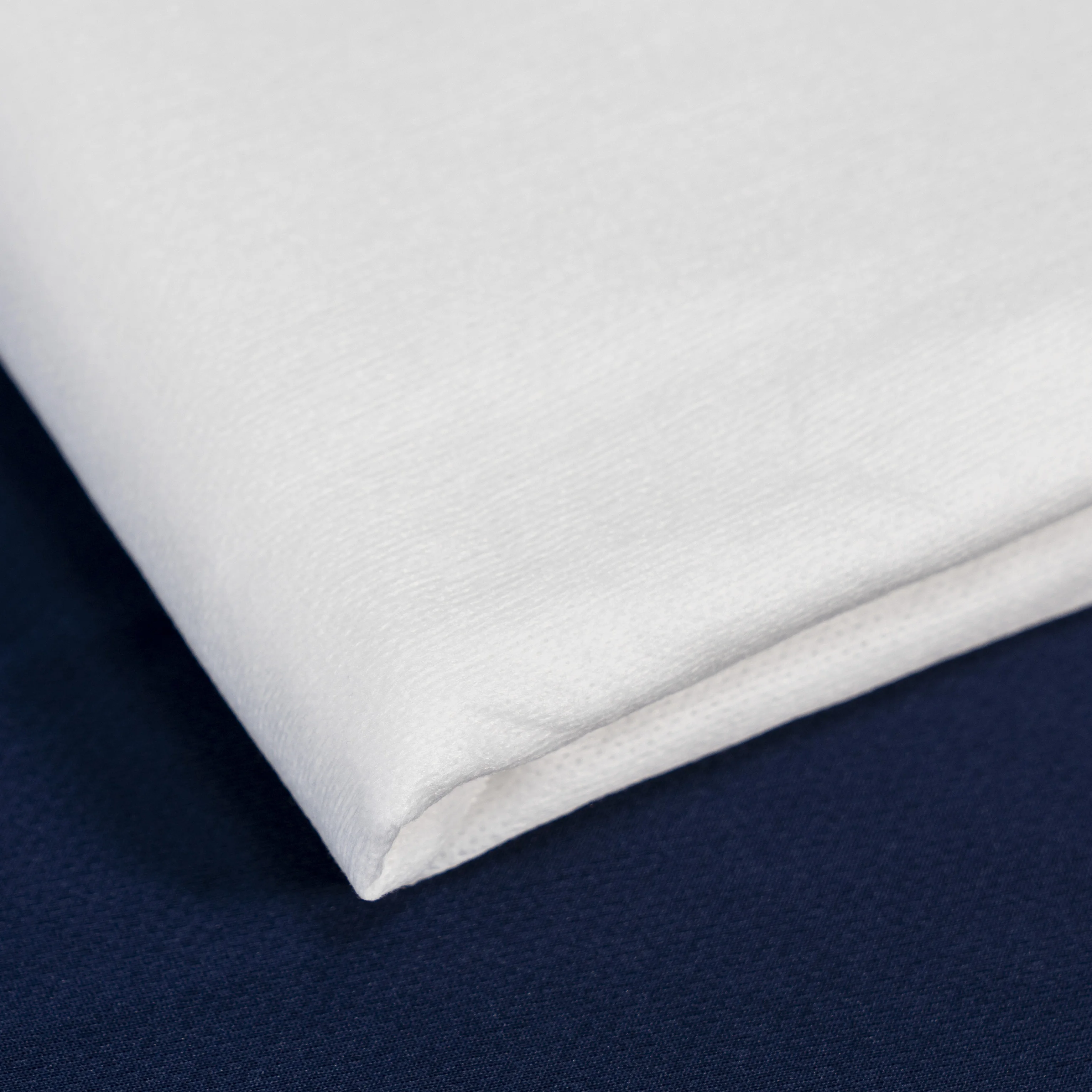 High Quality Non Woven Material Wet Wipes Spunlace White Mesh Microfiber Face Towel