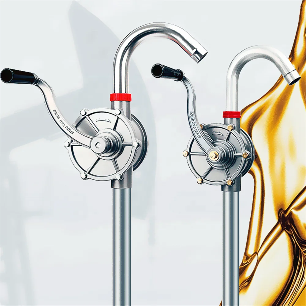 OEM Factory 25# 32# Aluminum Alloy Hand rotary oil barrel pump Mechanical diesel oil pump