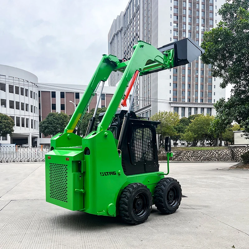 Free Shipping Mini EPA CE small electric skid steer minicargador skidsteer loader mini loader for sale