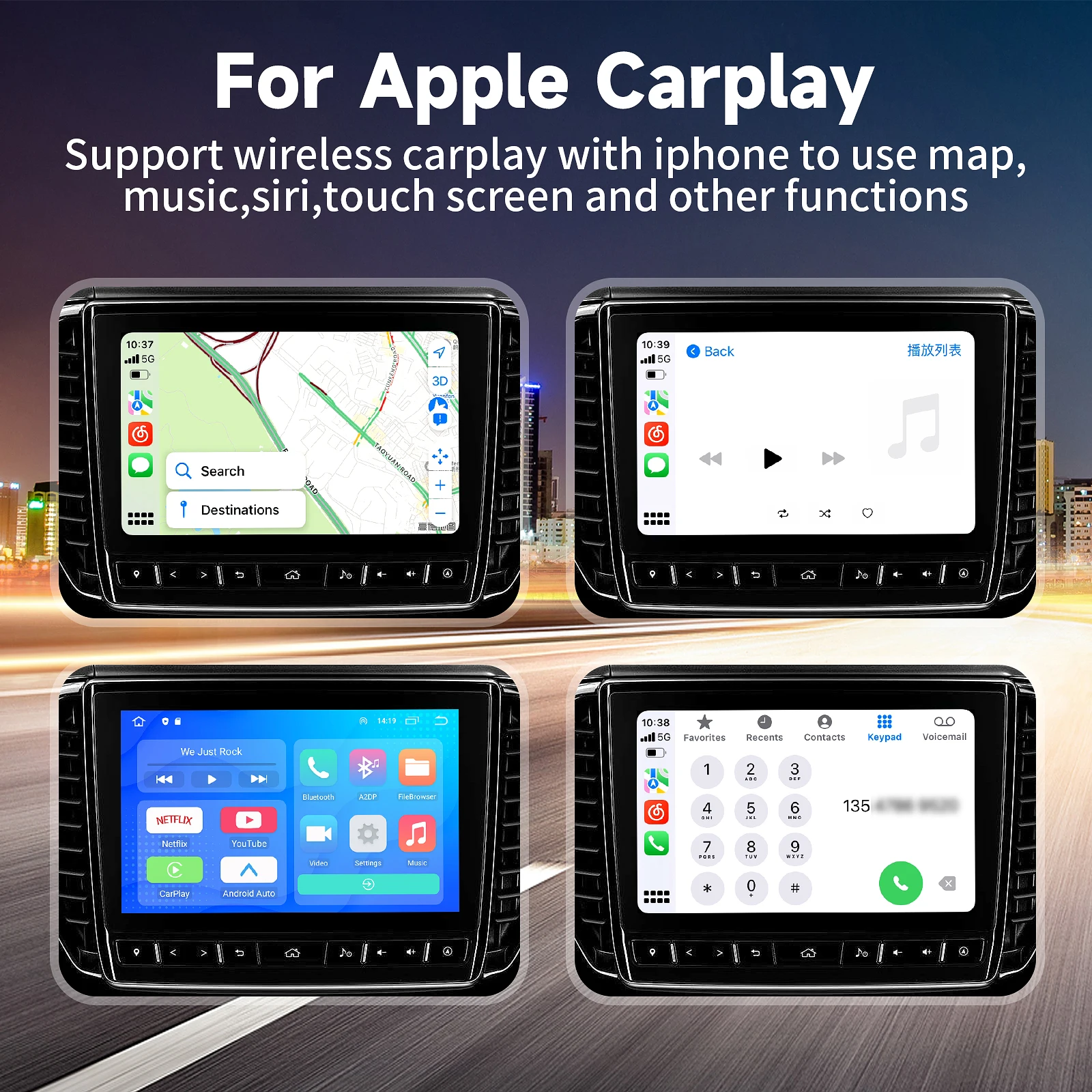 C1-CP Car Play Smart Ai Box Wireless CarPlay Adapter for iPhone CarPlay AI smart box