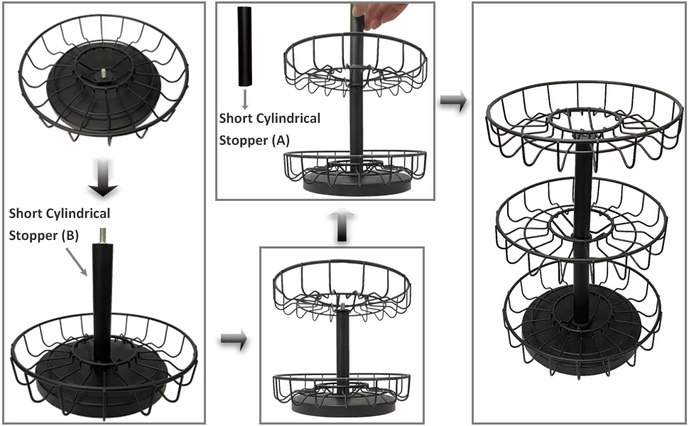 Coffee Pod Holder, Large Capacity K Cup Holder and Espresso Pod Capsule Holder, Coffee Pod Organizer for Keurig K cup Storage