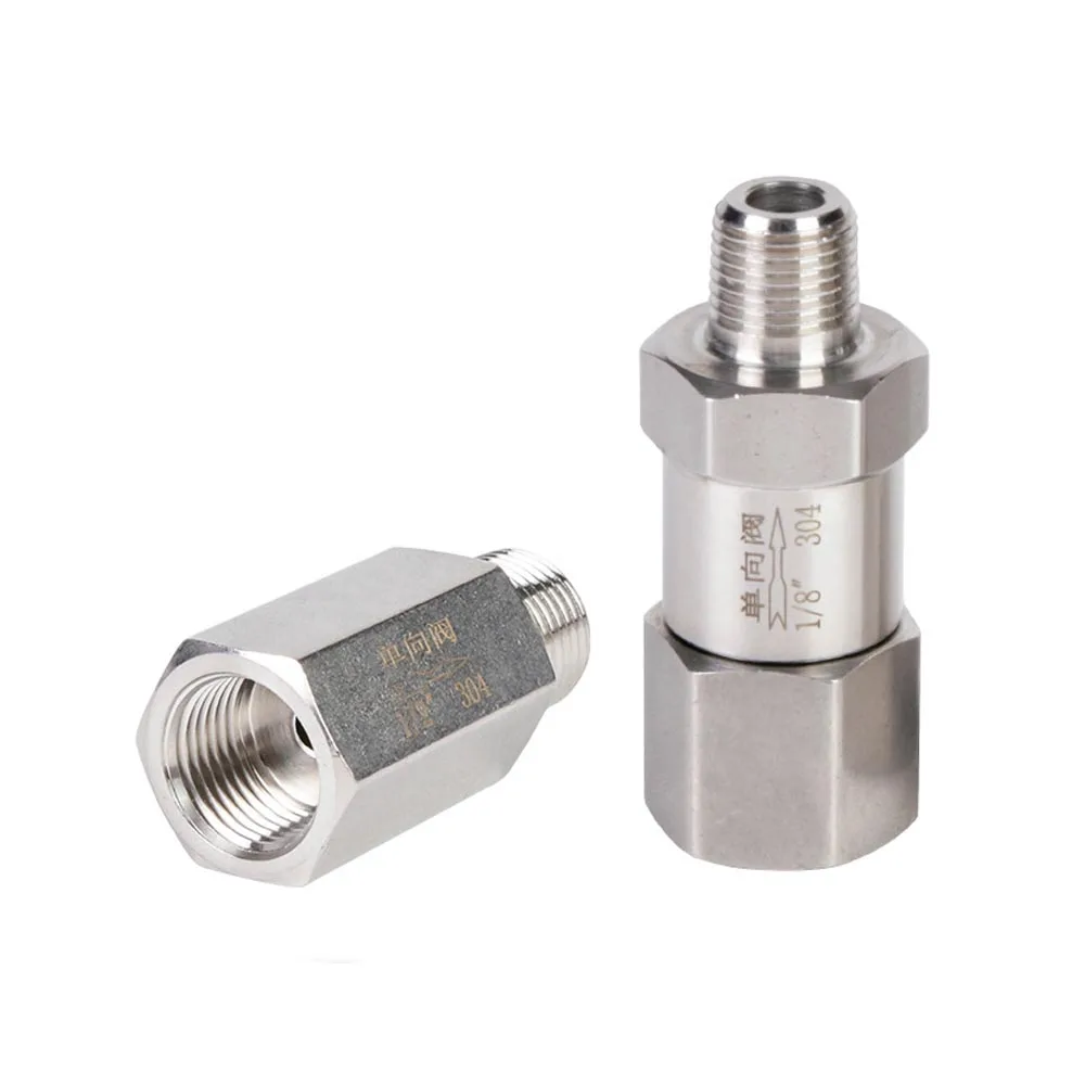 High Pressure 6000Psi SS304 SS316 Split Check Valve Male Female Non Return One Way Valve
