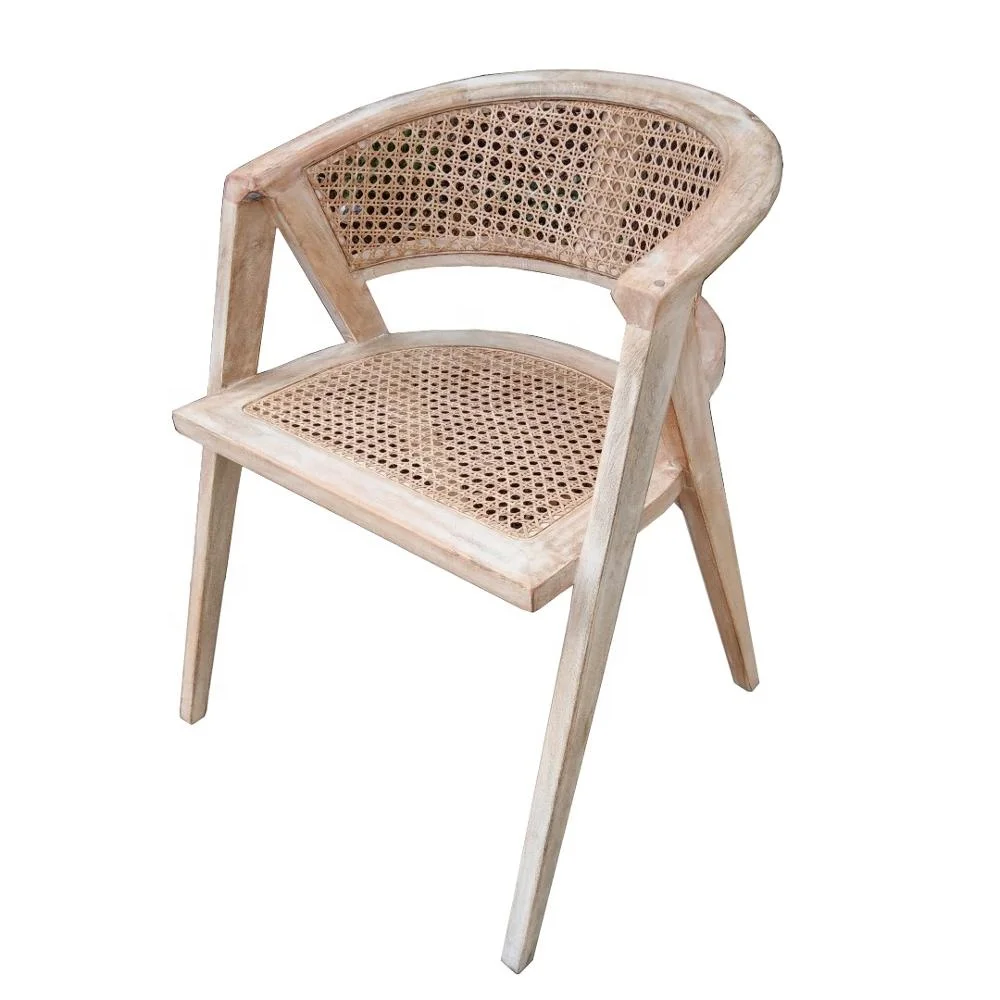 Small Order Accepted High Quality Furniture Solid Wood Rattan Dining Chair