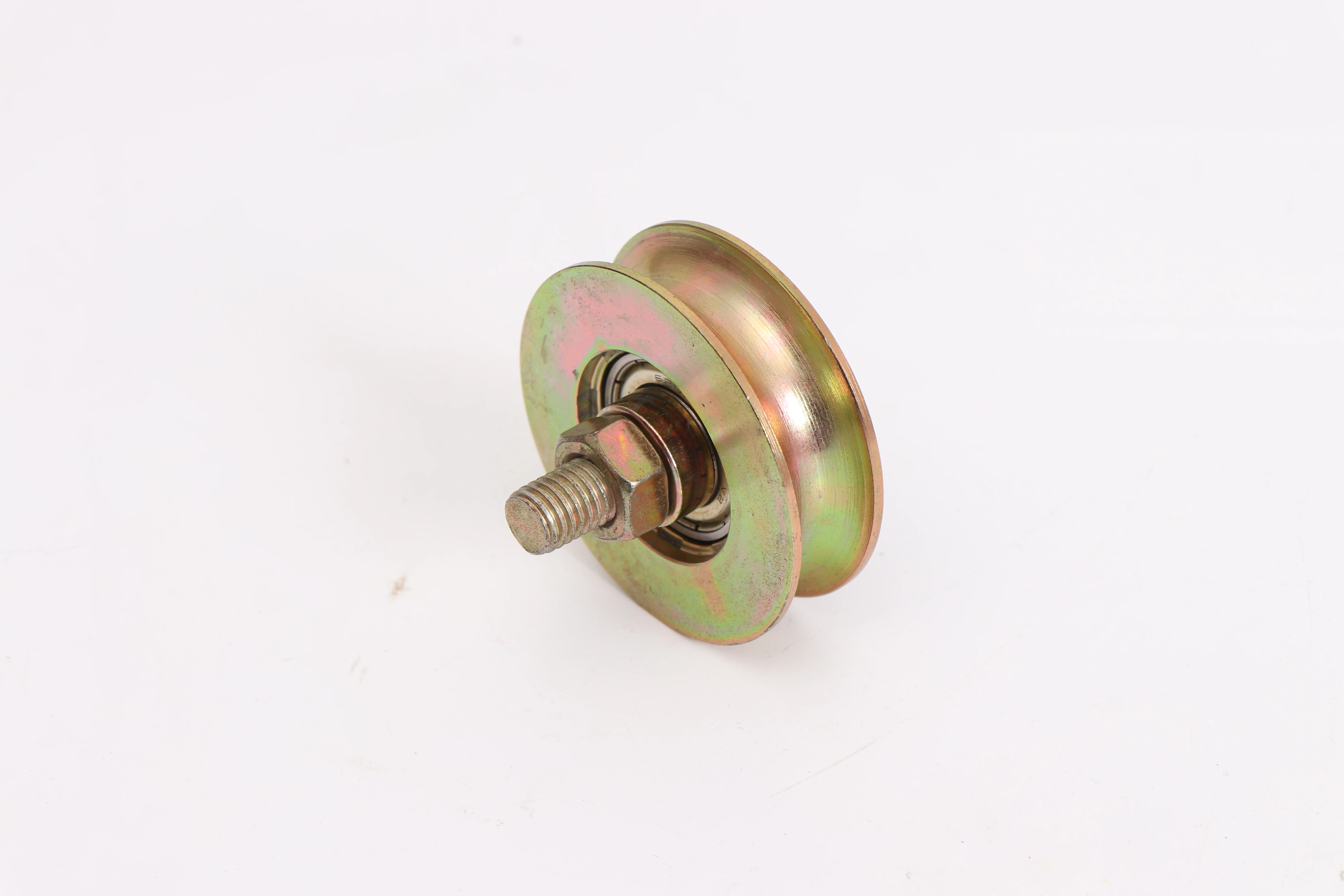 100mm galvanized U groove Sliding Gate Wheel with Internal bracket