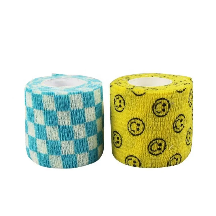 Non Woven Cotton Easy Tear Self-adhering Bandage Temporary Tattoo Sticker