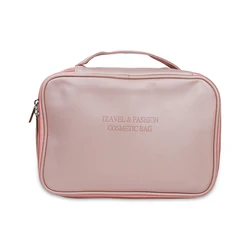 Индивидуальные OEM косметические мешки для мойки, розовый органайзер для косметики для женщин