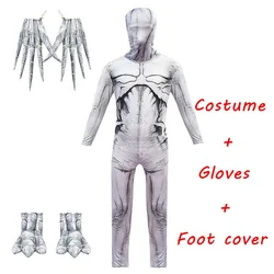 Kids Halloween Stranger Things 3 Fortress Demogorgon Cosplay Costume Scary Carnival  Creepy Zombie Zentai Bodysuit