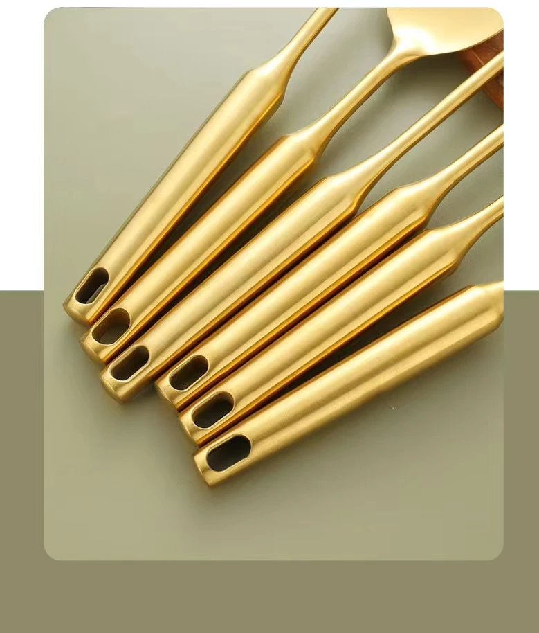 Latest Design 5 to 12 Pcs Wood and Gold Color Best Gadgets Home Cooking Tools Wholesale Kitchen Utensil Set
