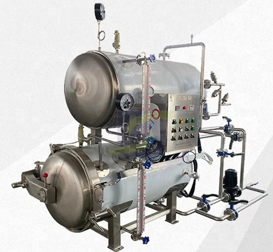 Customized small steam sterilizer retort autoclave food sterilization machine