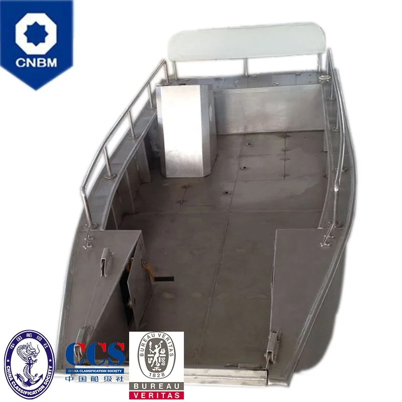 
17ft 5083 Outboard Engine Deep V Hull All Welded Work Boat Aluminum Landing Craft for Sale with Prices 