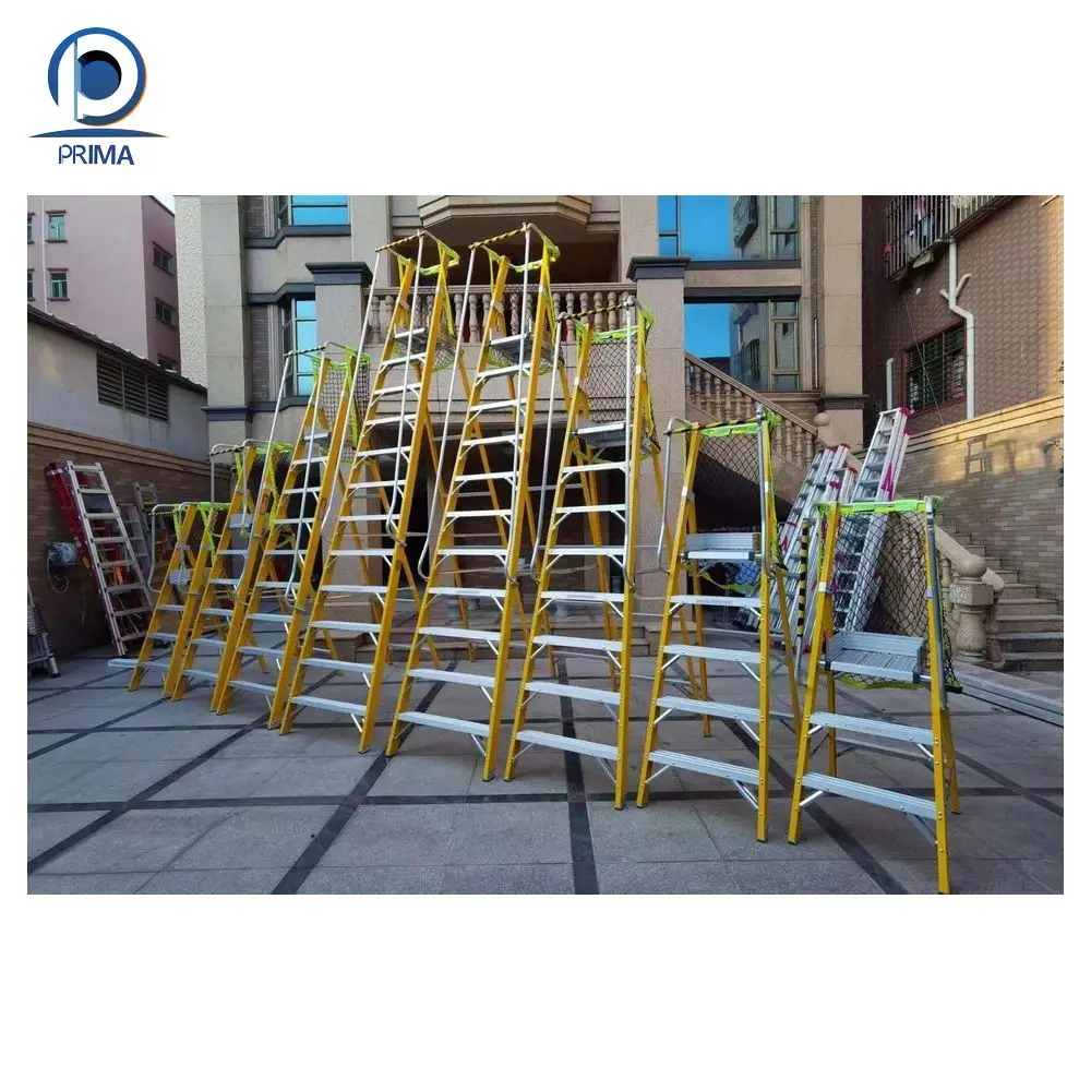 CBDMART Aluminium Ladder House Hold Ladder Aluminium Portable Ladder for Indoor and Outdoor Use