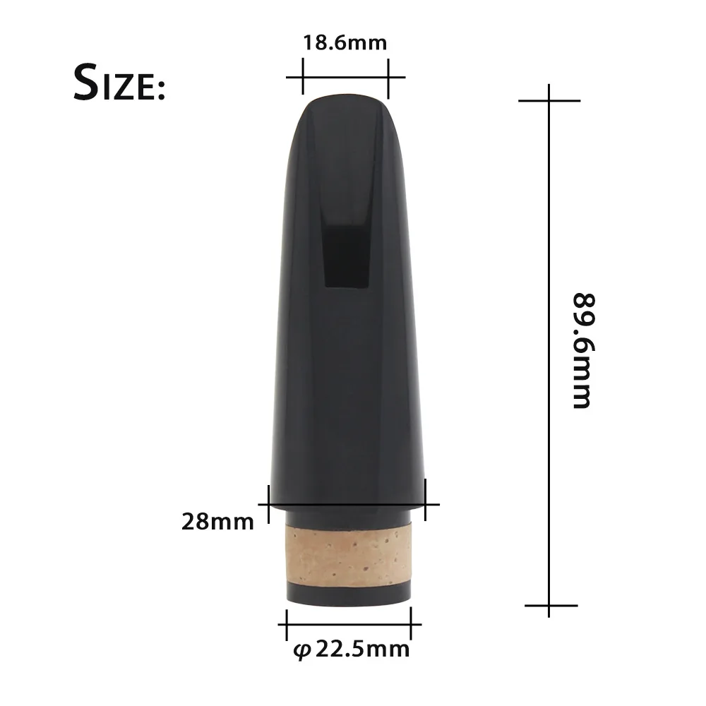 Wholesale clarinet head ABS black pipe head down b tuning clarinet blowing mouth beginner mouth wind instrument accessories