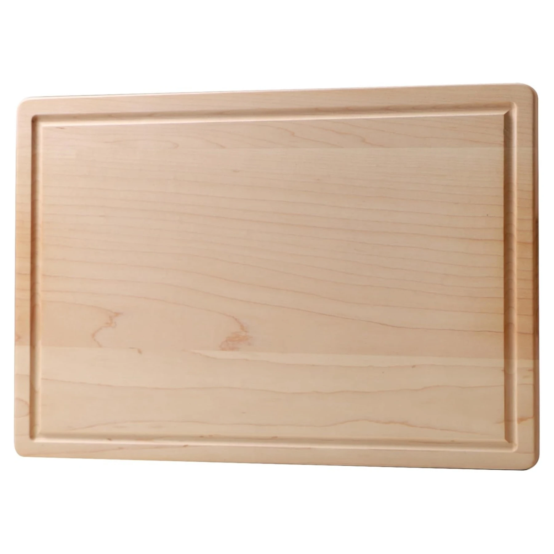 Maple Wood Cutting Board Reversible Wooden Chopping Boards for Kitchen with Juice Groove Large Fruit Charcuterie Board