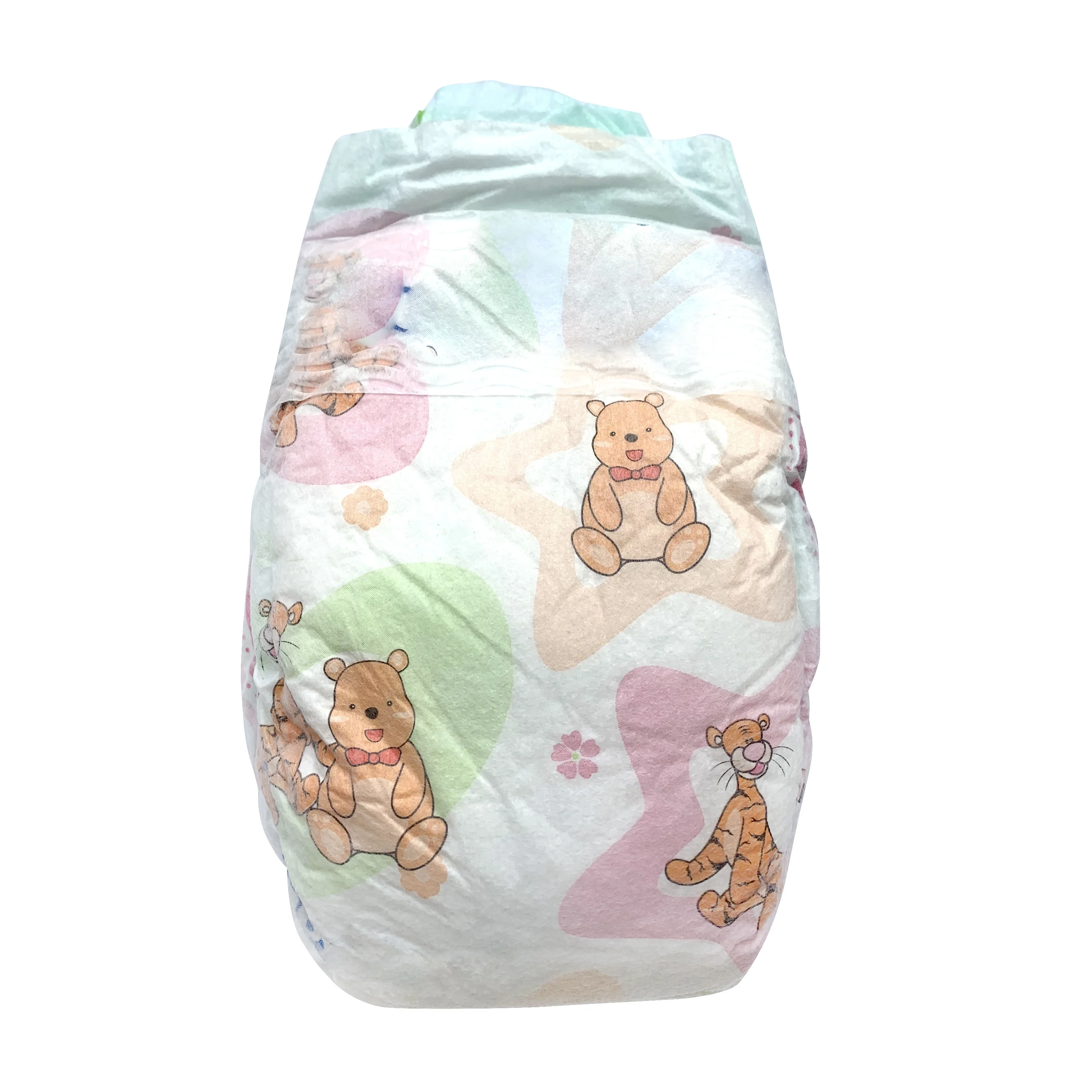Huge Elastic Waistband Baby Diapers of Big Absorption with S Cut Magic Tape in Wholesale Price from Quanzhou China