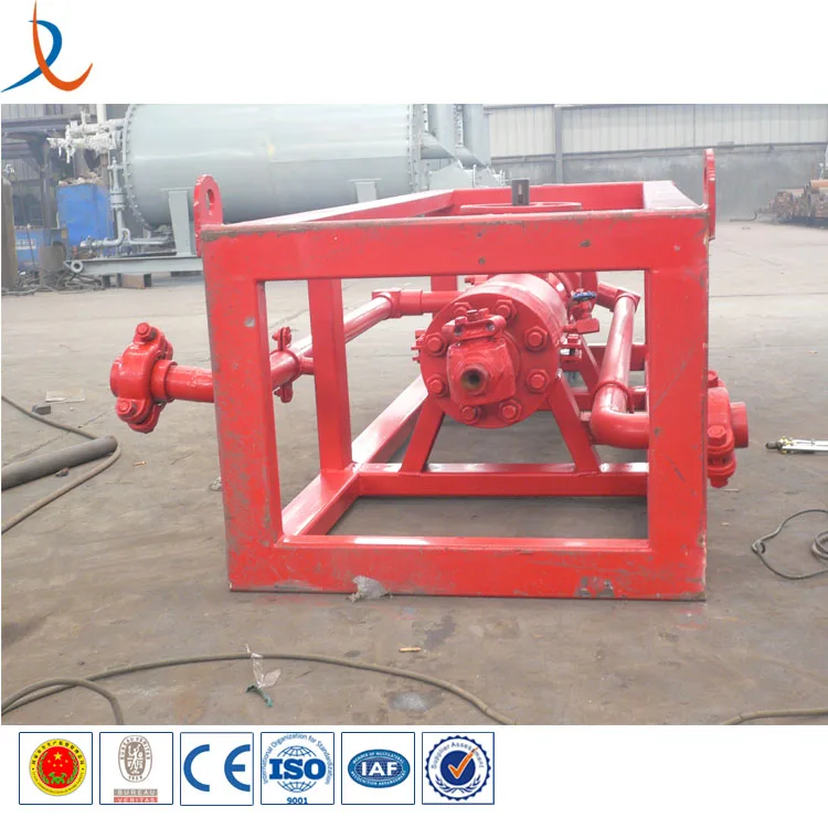 Wellhead petroleum well test cyclone sand desander separator / hydrocyclone desander filter