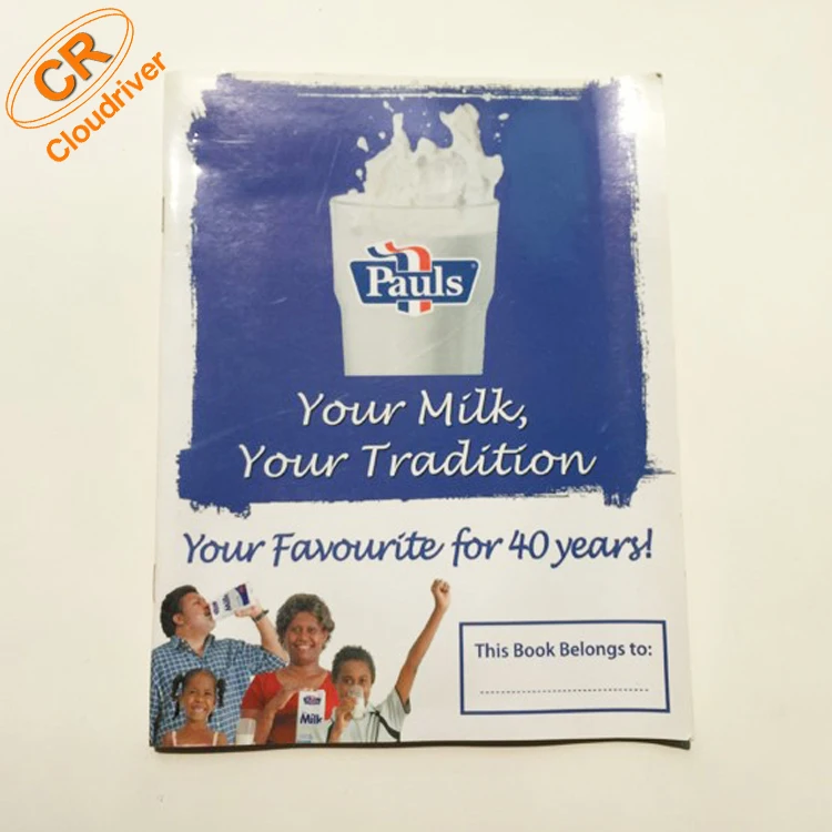 Customized A4 A5 A6 Children Blank Drawing Sketchbook Saddle Stitching Notebook School Student Exercise Book