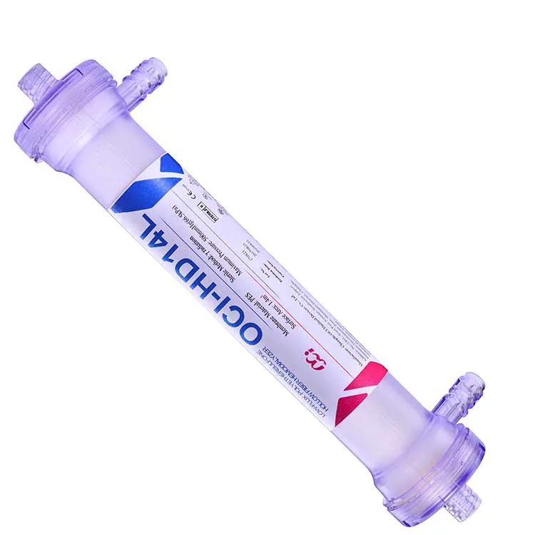 
Disposable High-quality hemodialysis dialyzer filter hemodialyzer for hemodialysis 