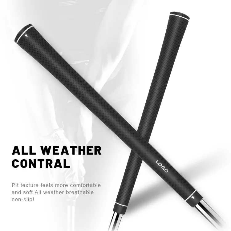Wholesale Golf Grip Custom Logo Standard Golf Club Grip OEM Rubber Midsize Golf Wood Iron Grips