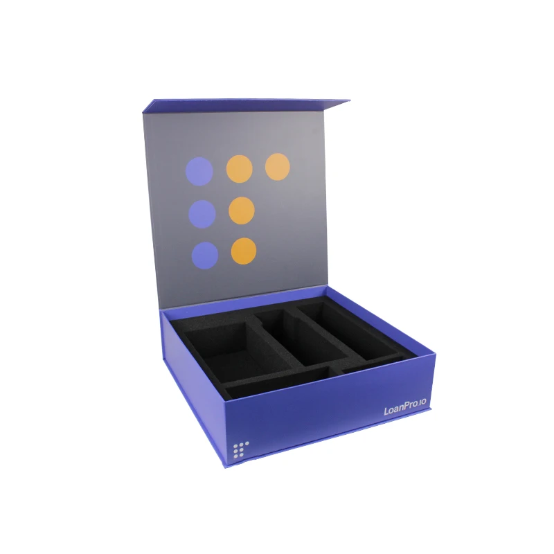 High Class Custom Magnet Closure Gift Box With EVA Lining