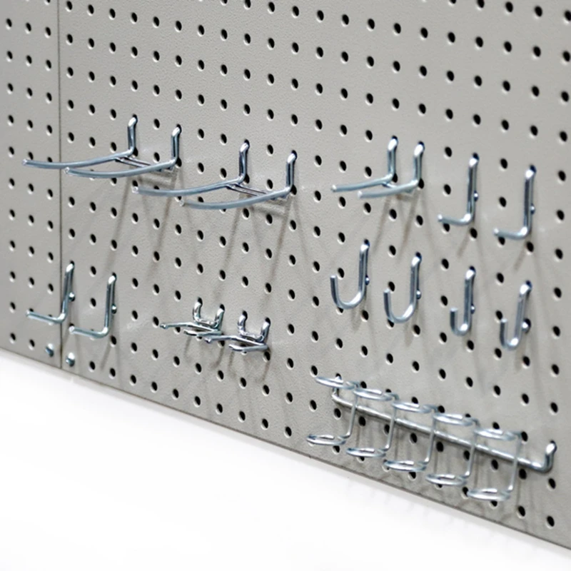 Wall Control Pegboard Rack Garage Storage Galvanized Steel Horizontal Peg Board
