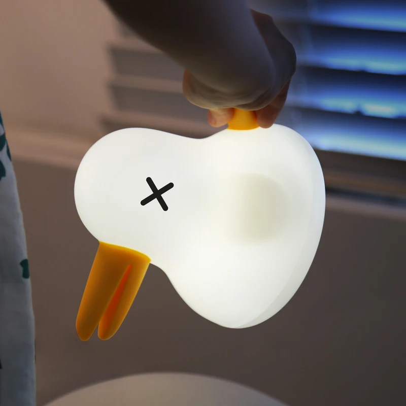 New Kiwi Bird Night Light Children Cartoon Lamp Creative Gift Bedroom Bedside Eye Protection Silicone Night Light For Kids