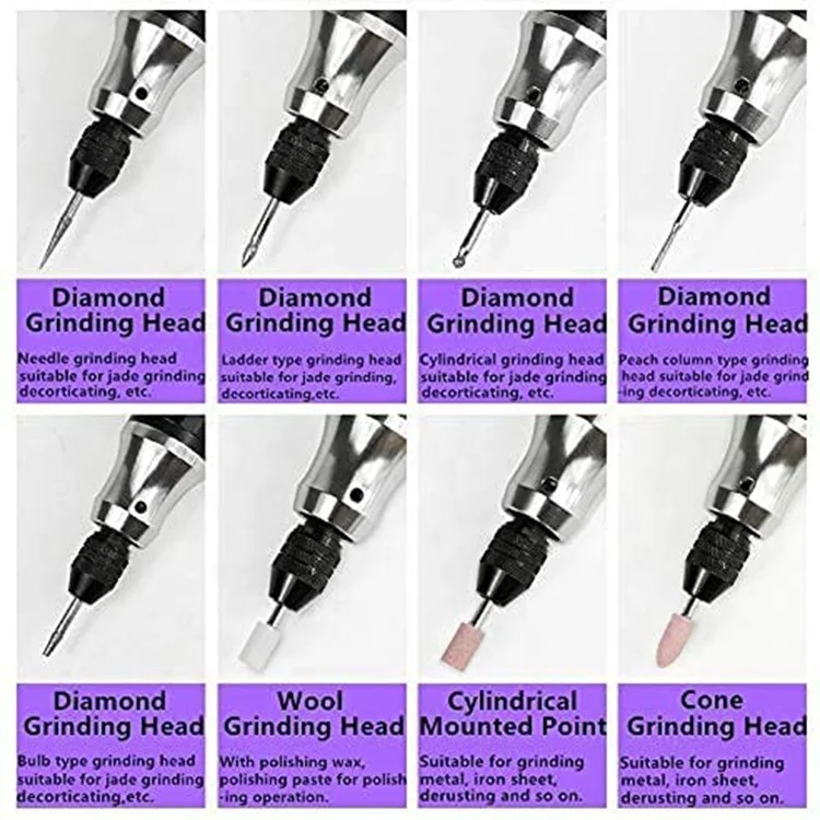 Ювелирные изделия резьба полировка сверление надпись инструмент набор гравировальной ручки беспроводной Перезаряжаемый Электрический мини-шлифовальный станок