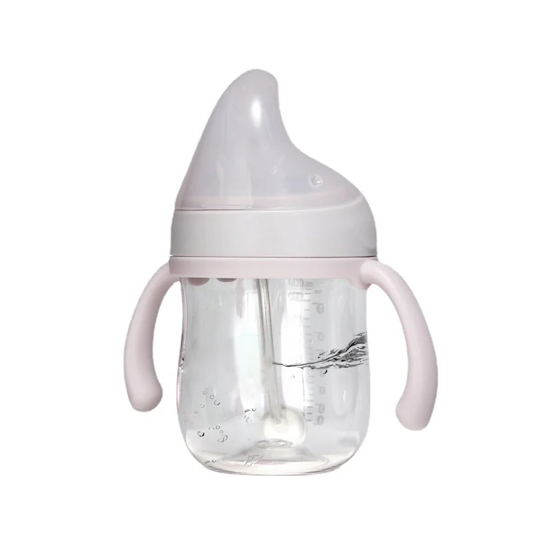 
Standard 320ml Babies Milk Bottle BPA Free PP Eco-Friendly Food Grade Custom Logo Silicone Nipple Infant PP Feeding Baby Bottles 