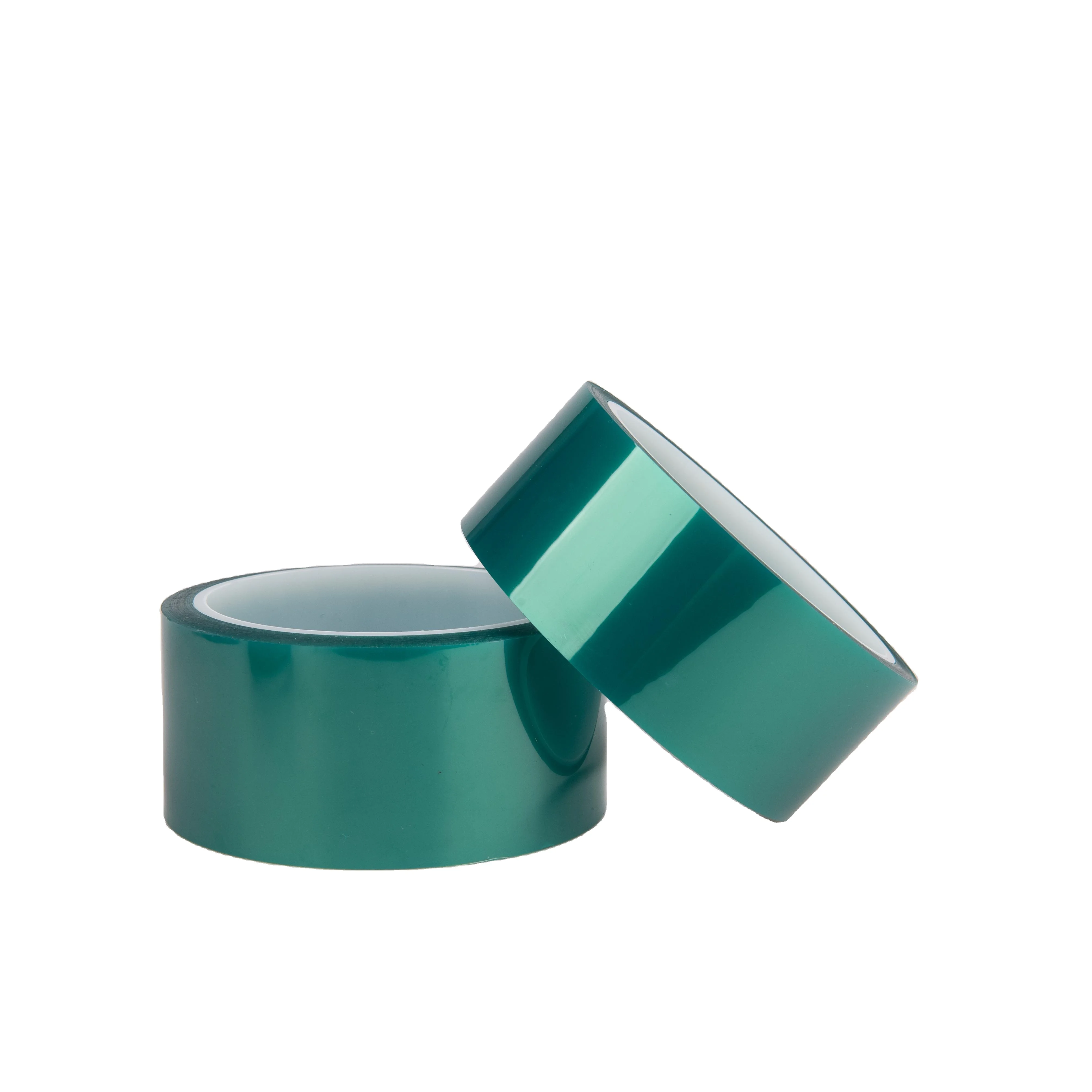 Толщина может быть настроена зеленая ПЭТ полиэфирная пленка высокотемпературная лента для распыления краски выпечки изоляционная защита