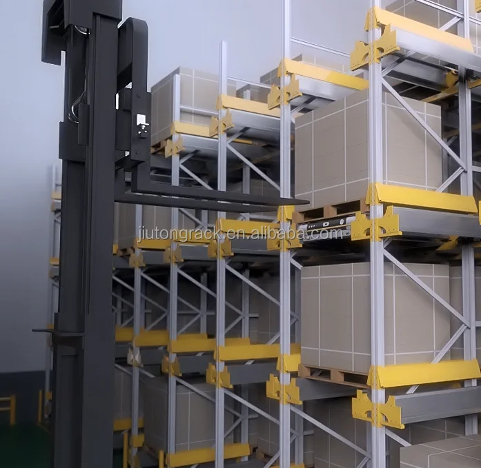 Heavy Duty Radio Shuttle Pallet Rack for Cold Storage Warehouse
