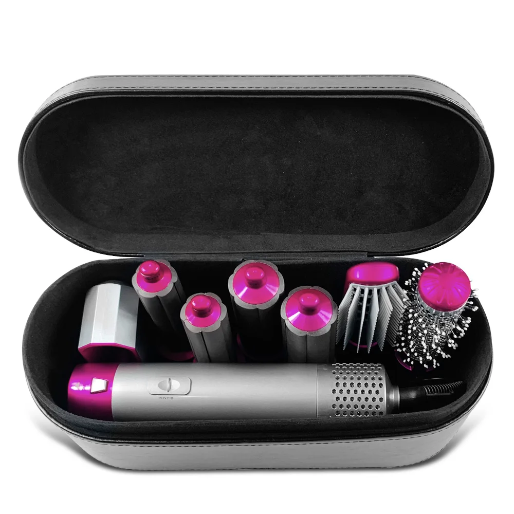 Multi-functional Air wrap 7 In 1 Hot Air Brush Private Labeling Hair Blow Dryer Ceramic Hair Straightener Brush Comb