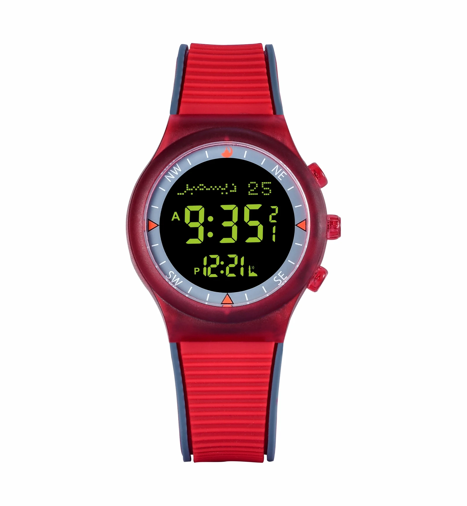 Best Selling AL-HARAMEEN SPORT AZAN Prayer Qibla WATCH HA-6506