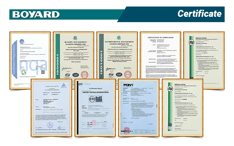 Kxsd203ks Hermetic Twin Rotary Compressor Liquid Injection New UL/ROHS Certified for Transport Refrigeration