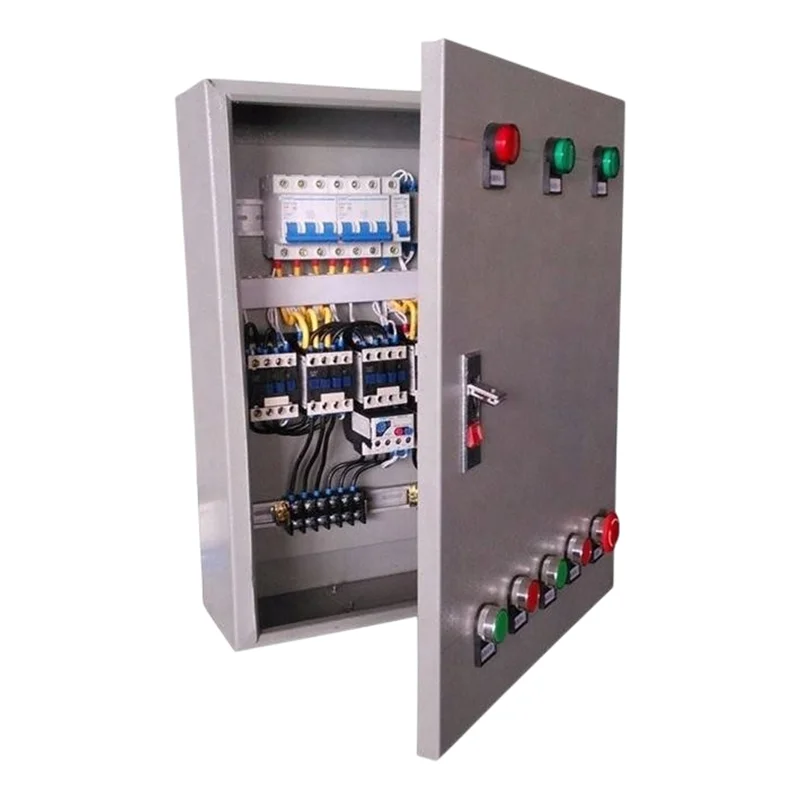 OEM Electric distribution control cabinet 3 phase electric meter box 220v outdoor control panel box