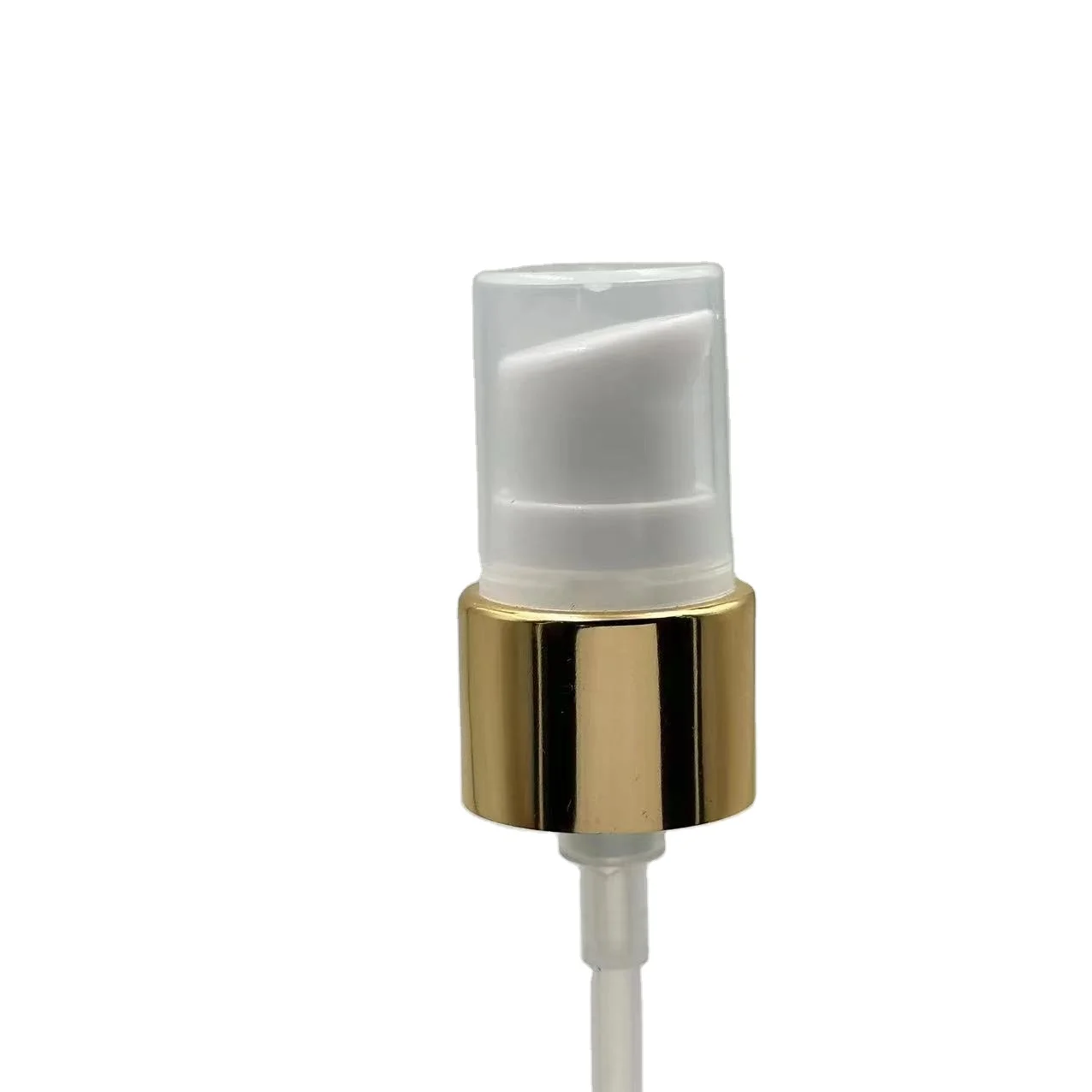 treatment cream lotion dispenser serum pump Fine Ribbed Closure Saddle lotion pump bottle Head Plastic Screw Lock