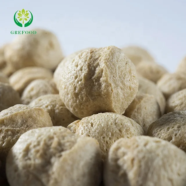 Прямая продажа с завода соевый протеин текстурой Grefood ТВП без ГМО горячий горшок для приготовления мяса альтернативы вегетарианской
