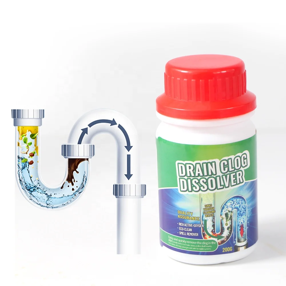Factory Manufacture Pipe Dredge  Agent Drain Cleaner Pipeline Cleaning Detergent