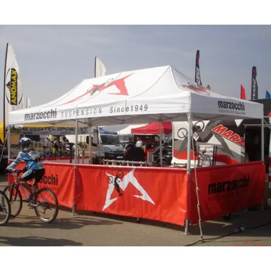 Branded Canopy Tents for Trade Shows and Marketing Events High-Quality Canopy Top Valance of the Canopy Tent Top