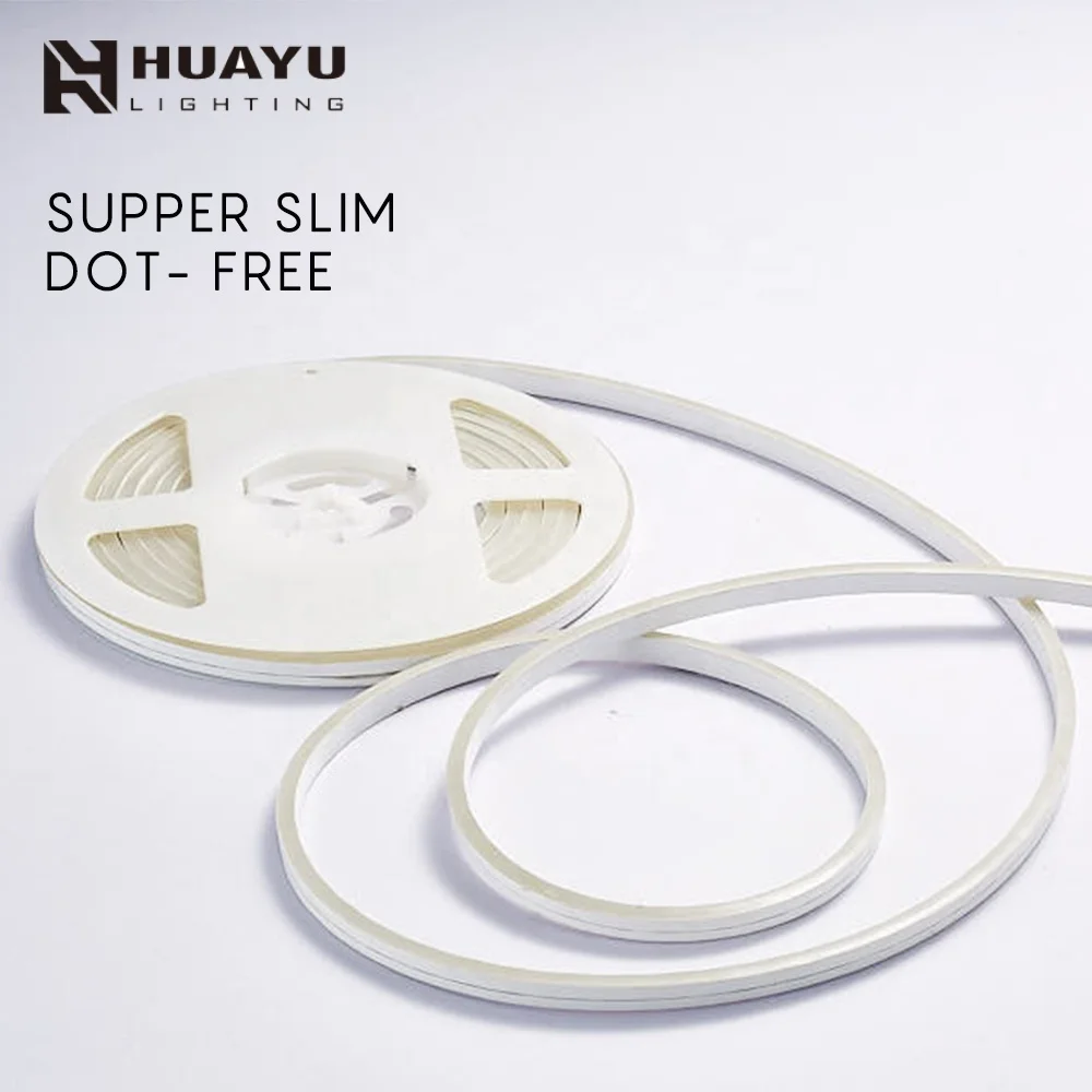 Supper Slim 5 X 8 mm  led flexible neon strip light 12v dc ip67 silicon linear light with ETL TUV CE CB