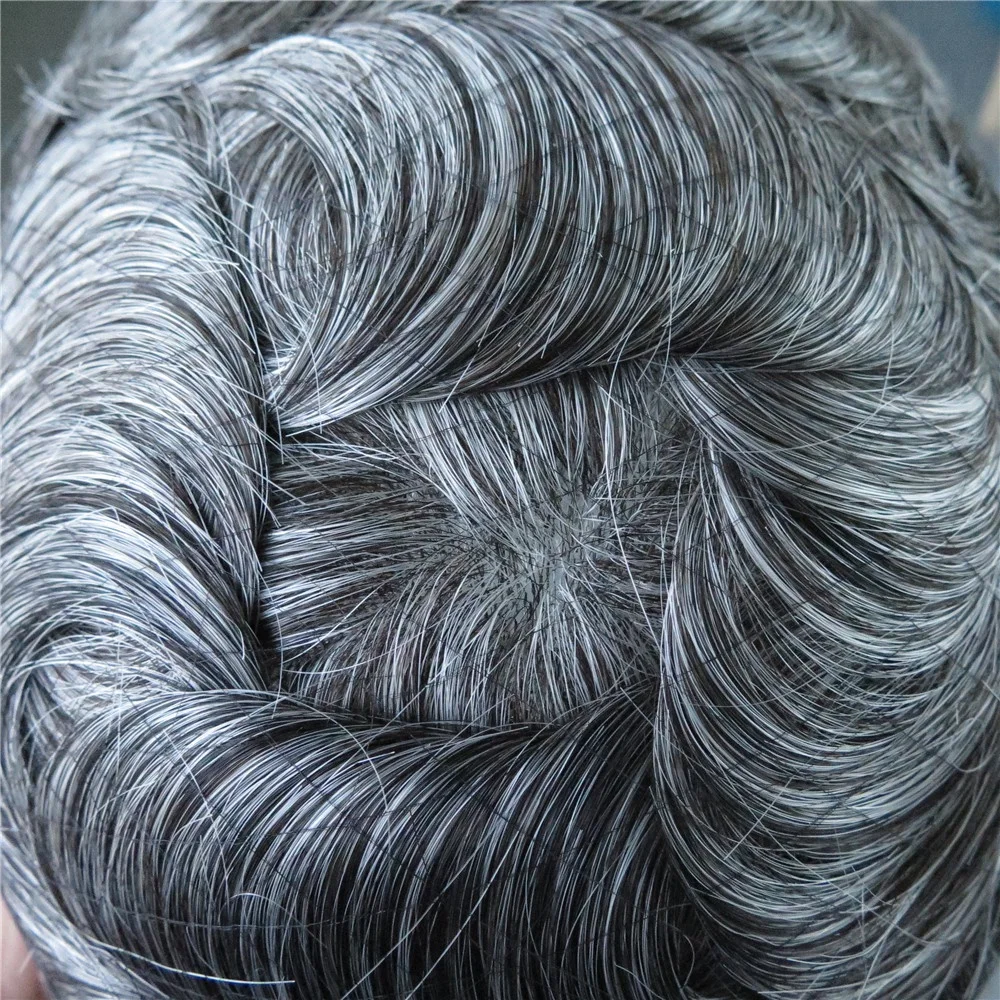 Thin Skin 0.04-0.05mm Bioskin Hair Toupee for Men