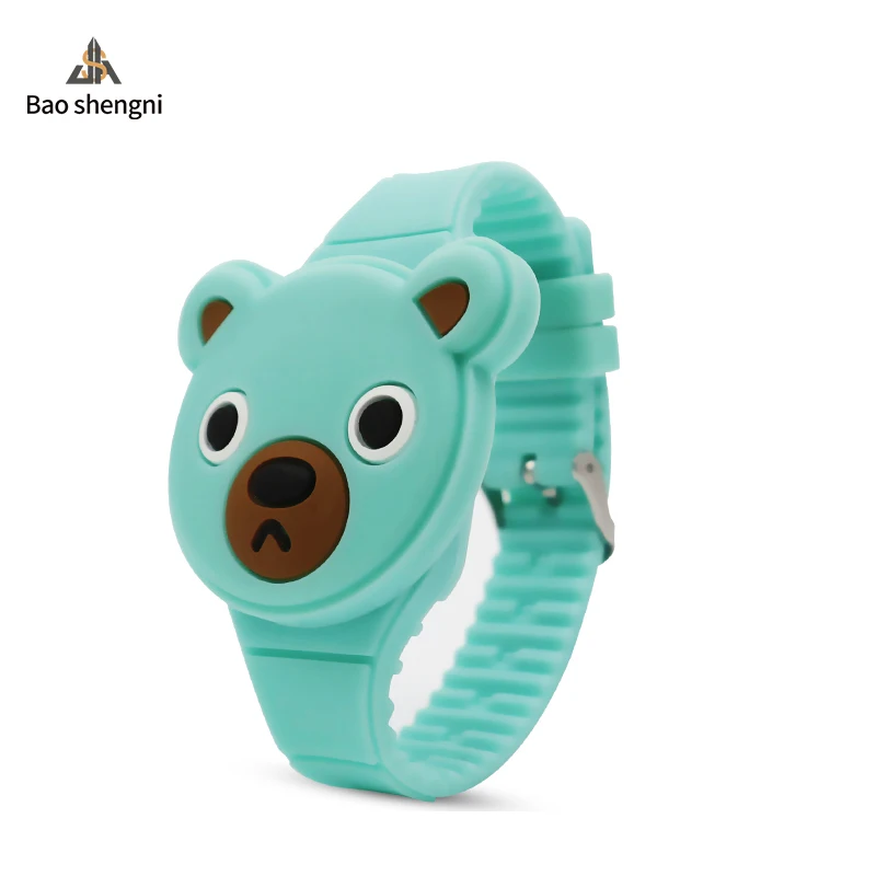 Cute Child  Animal Cartoon Kids Watch LED Silicone Digital Wrist Watch Kids Gifts Cheap Toy Watch