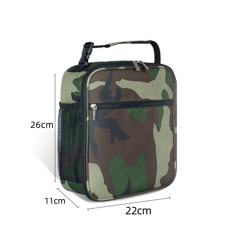 lunch cooler bag Aluminum foil thickening cooler bags thermal insulation Carry it by hand insulated lunch bag kids