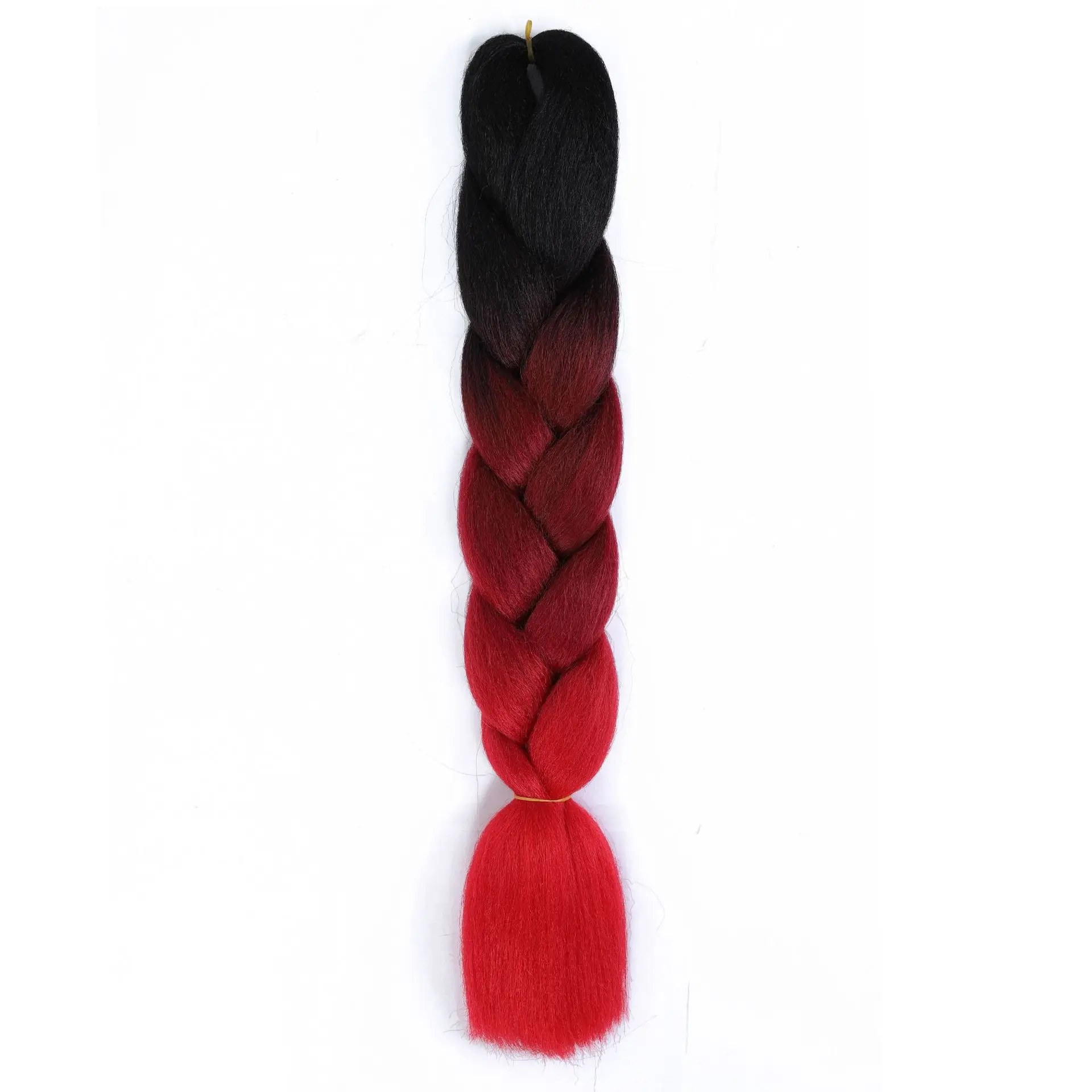 Synthetic Braiding Hair Jumbo Braid Ombre Jumbo Hair Extension for Women DIY Hair Braids Purple Pink Yellow Red