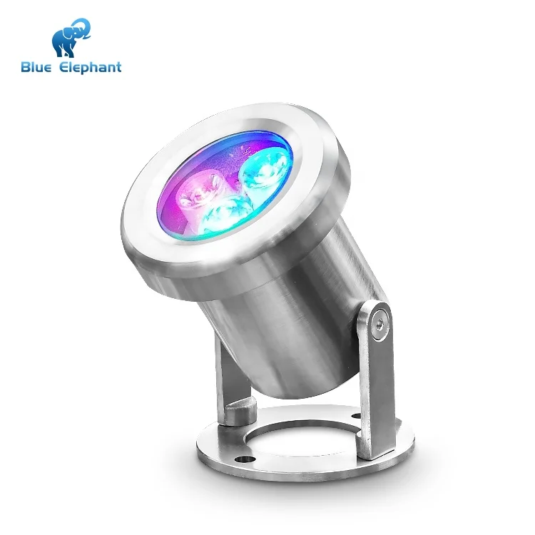 Плоский 75 мм дискретный Dmx512 нержавеющая сталь 3 Вт Mr16 Rgb светодиодный подводный мини-фонарь для фонтана