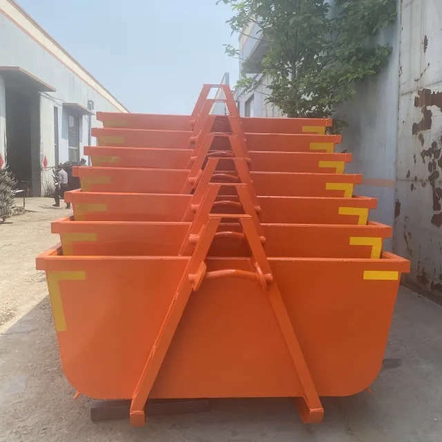 Stackable hook lift bins truck scrap containers recycling roll off bins for transport