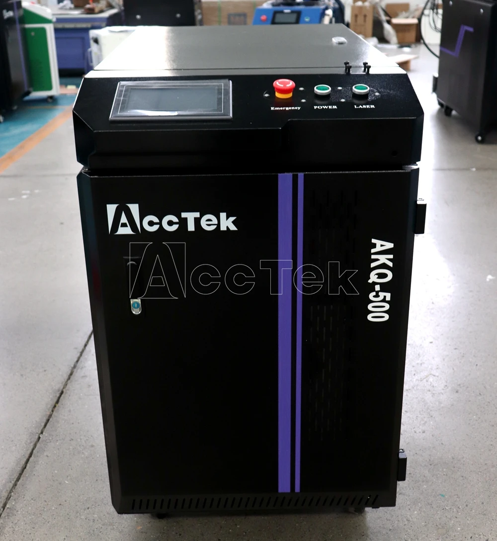 Industrial Wholesale 500W 1000W Pulsed Laser Cleaning Machine With Fiber Laser Metal Rust Removal Machinery CNC Equipment