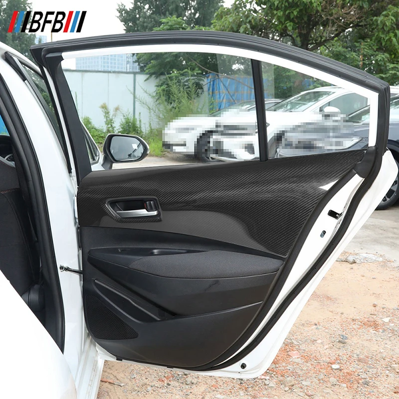 BFB Carbon Fiber Pre-Preg Carbon Fiber Rear Door Panel Trim Interior Trim For Toyota GR Corolla 2023 up