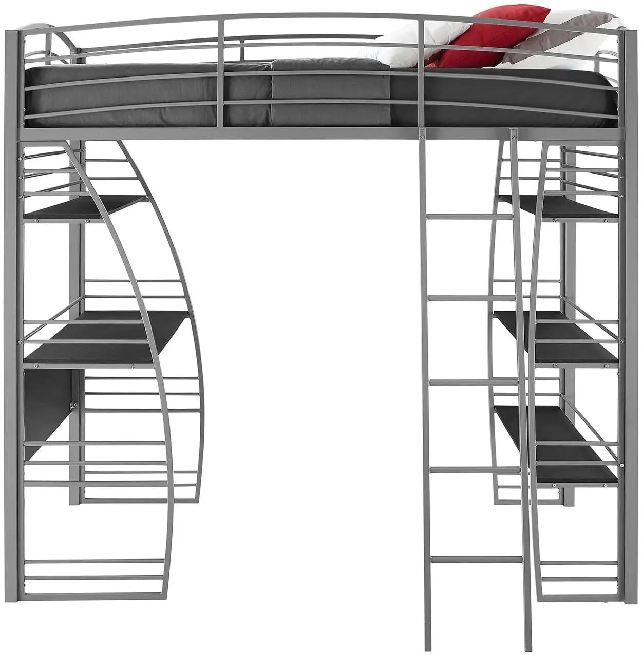 Wholesale Low Price Students Metal Table Bed Frame OF School Metal Loft Beds Furniture