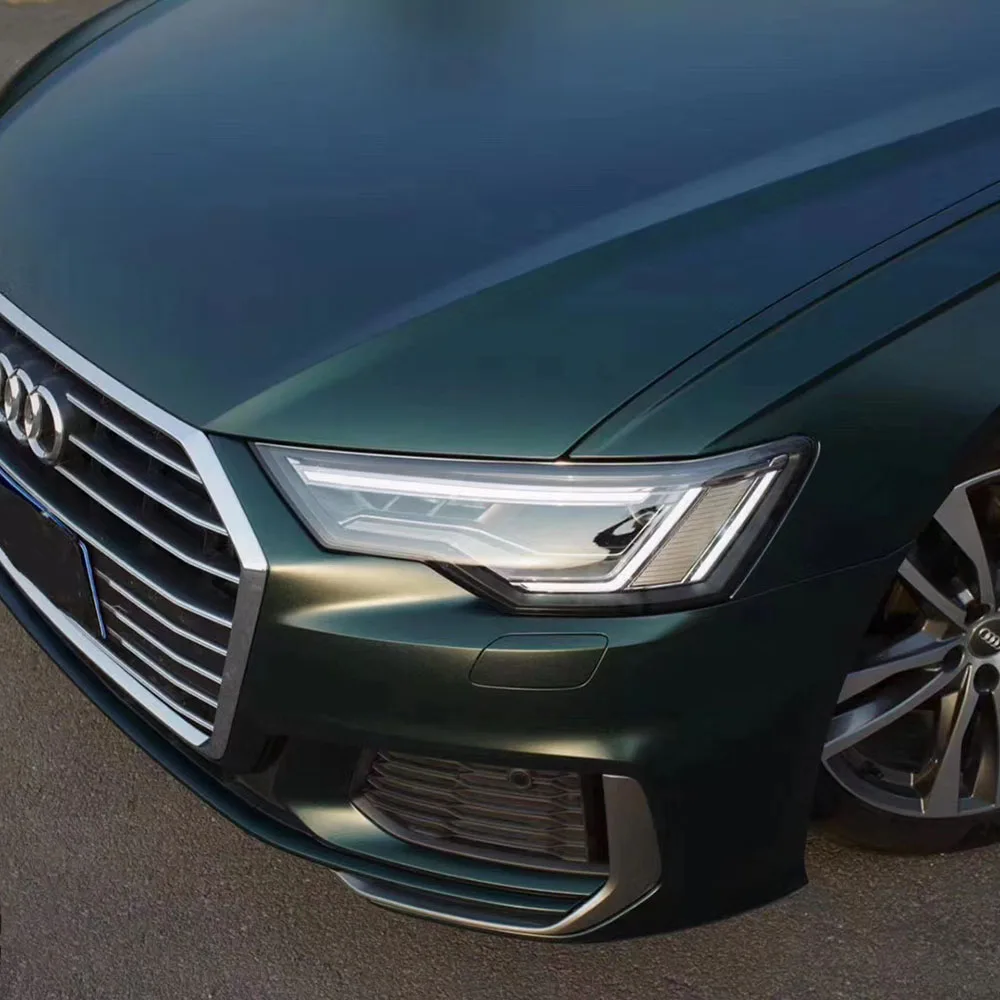 WRAPMASTER 1.52*18metre Ultra Matte Metallic Stone Green Car Vinyl Wrap Car Films colors