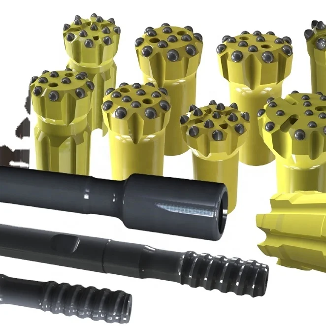 
Factory Direct Sale Threaded Quarry Button Rock Drill Bits 