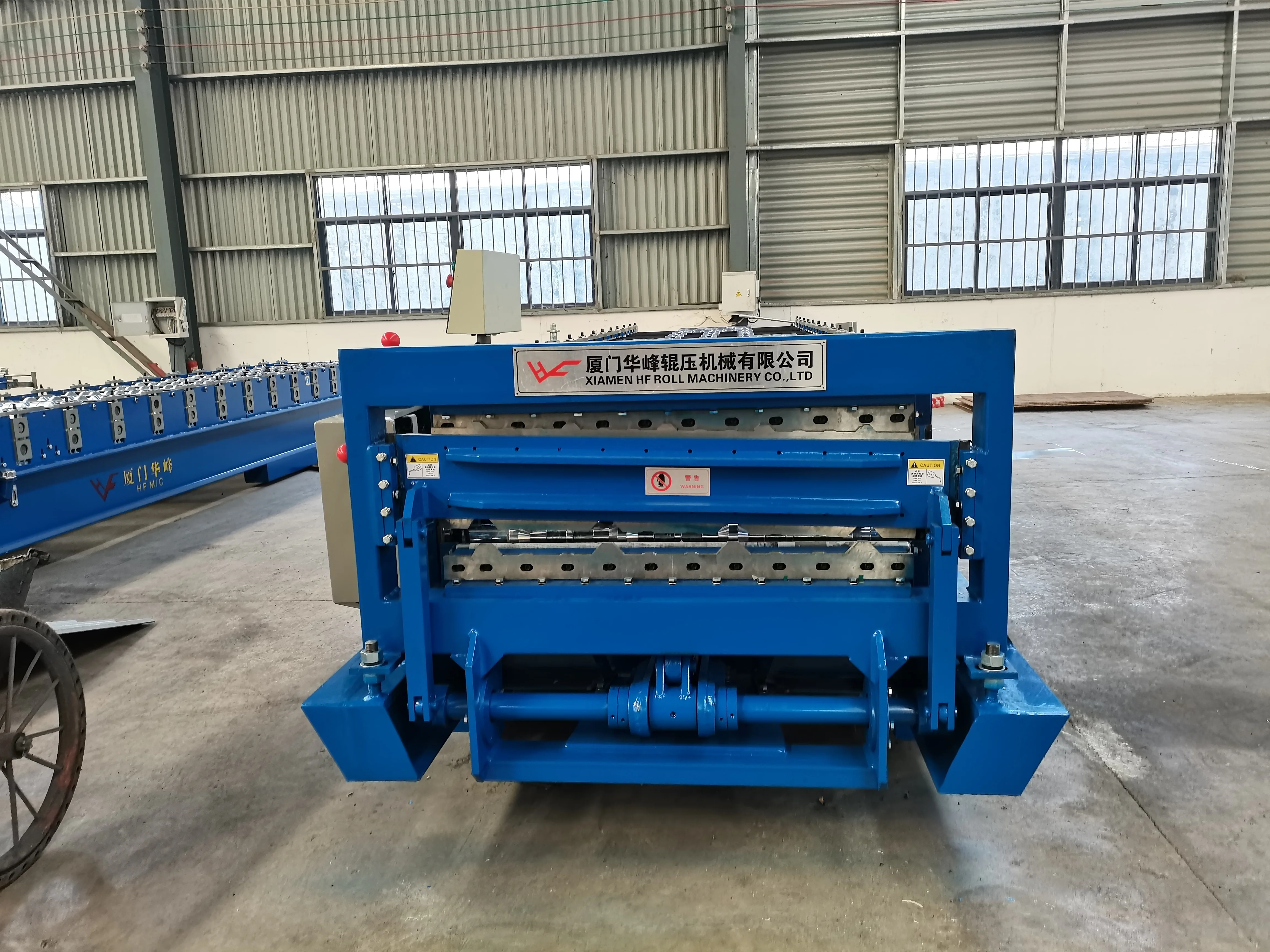 American popular IBR roof profile double layer roll forming machine Metal Roof Tile Production Line